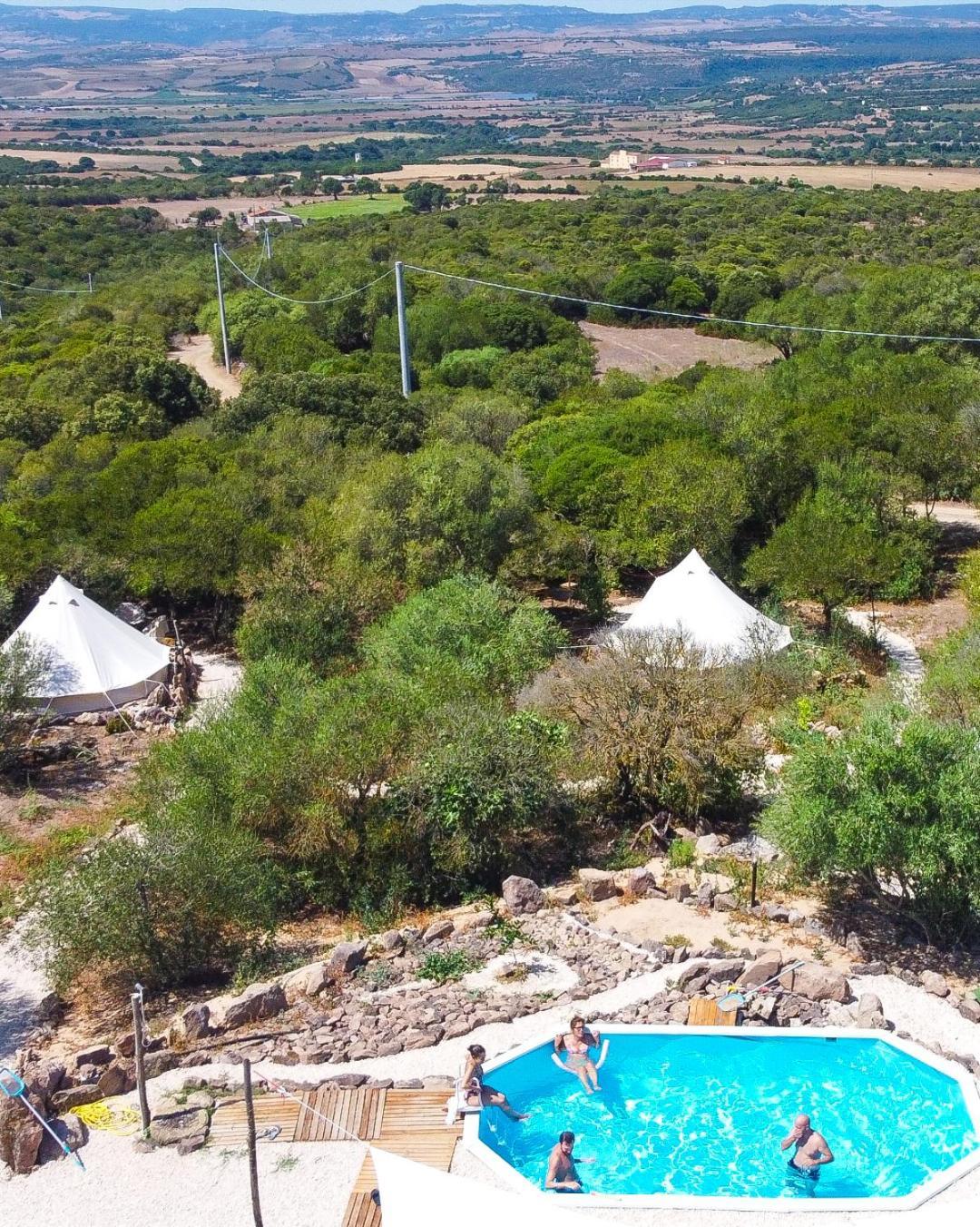 Hotel Pasare Glamping_Anglonaruralexperience à Perfugas Extérieur photo